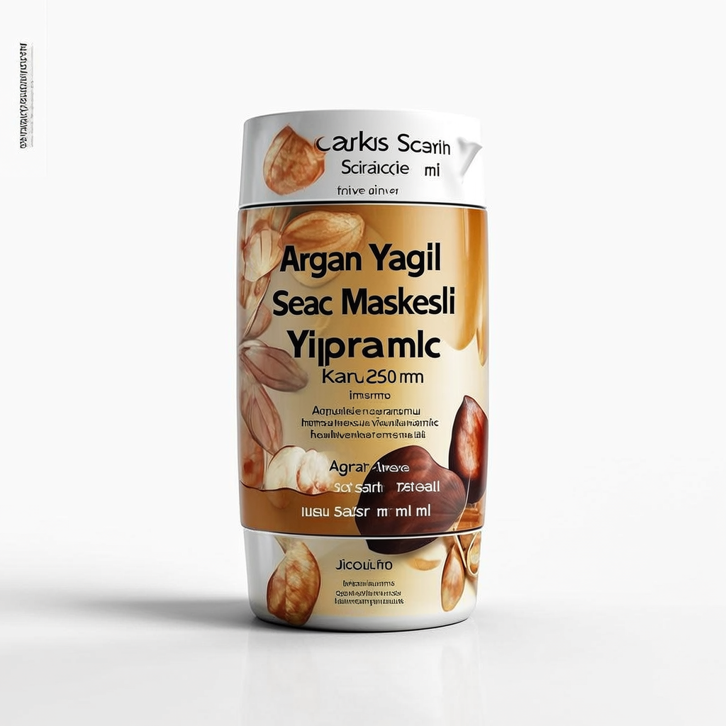Argan Yağı İçerikli Saç Maskesi Yıpranmış ve Kuru Saçlar İçin  250 ml