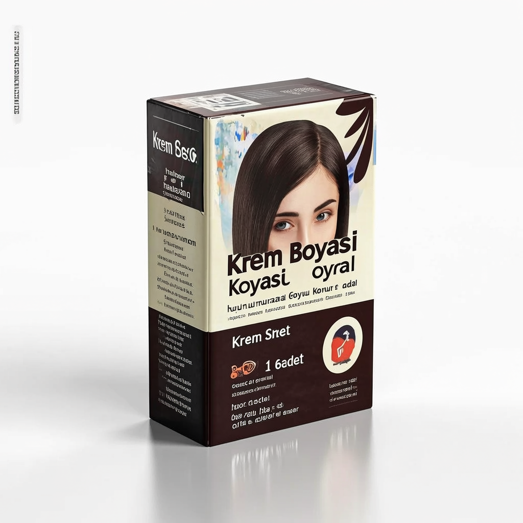 Krem Saç Boyası Koyu Kumral 6  1 adet