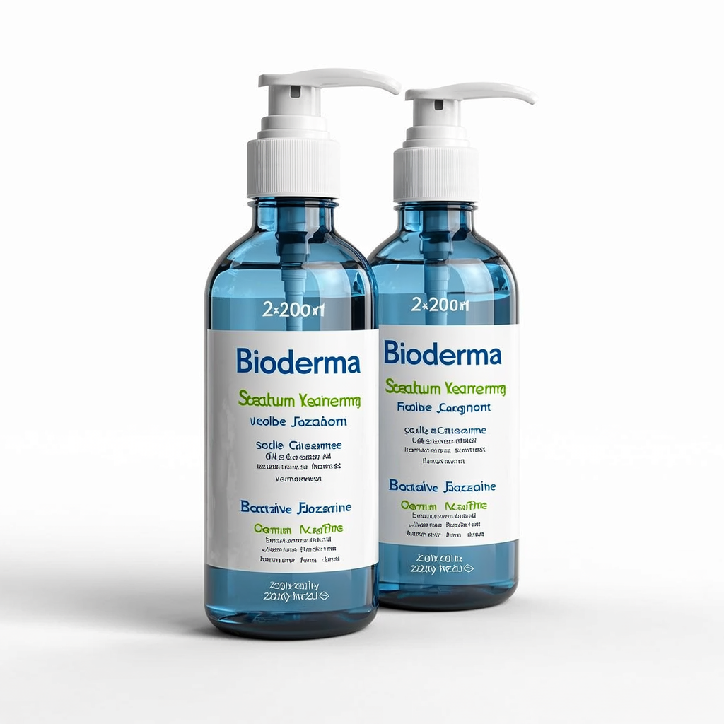 Bioderma Sébium Foaming Gel 2x200 ml Yağlı ve Karma Ciltler İçin Yüz Temizleme Jeli