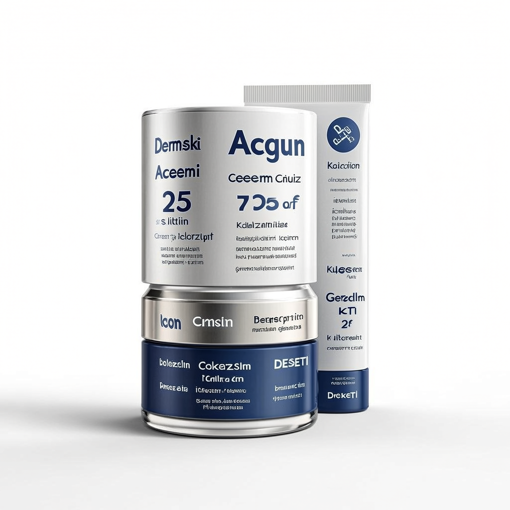 Dermoskin Acgun Gece Kremi + Celeritt Spf 25 Düzensiz Ciltler için Bakım SETİ