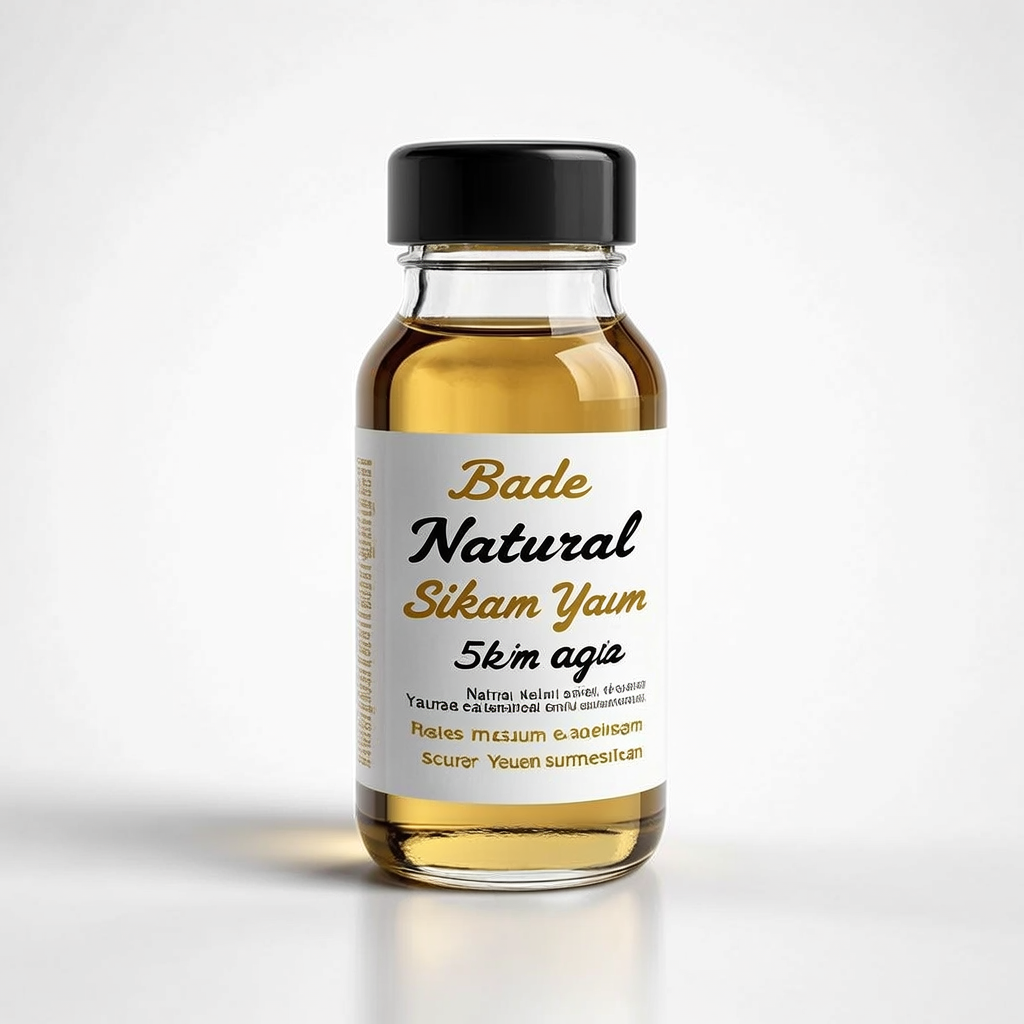 Bade Natural Soğuk Sıkım Susam Yağı Doğal ve Saf 50 ml
