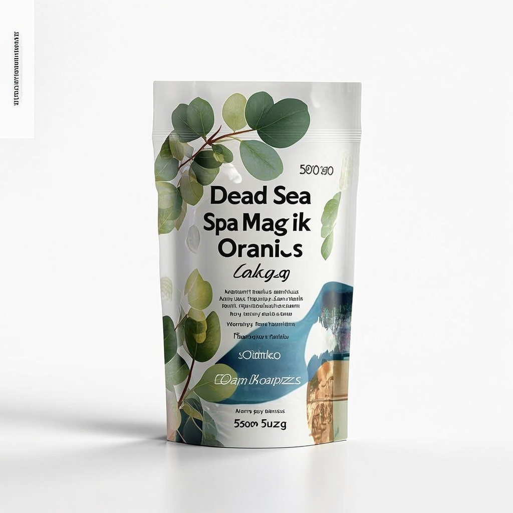 Dead Sea Spa Magik Organiks Okaliptus Banyo Tuzu 550gr