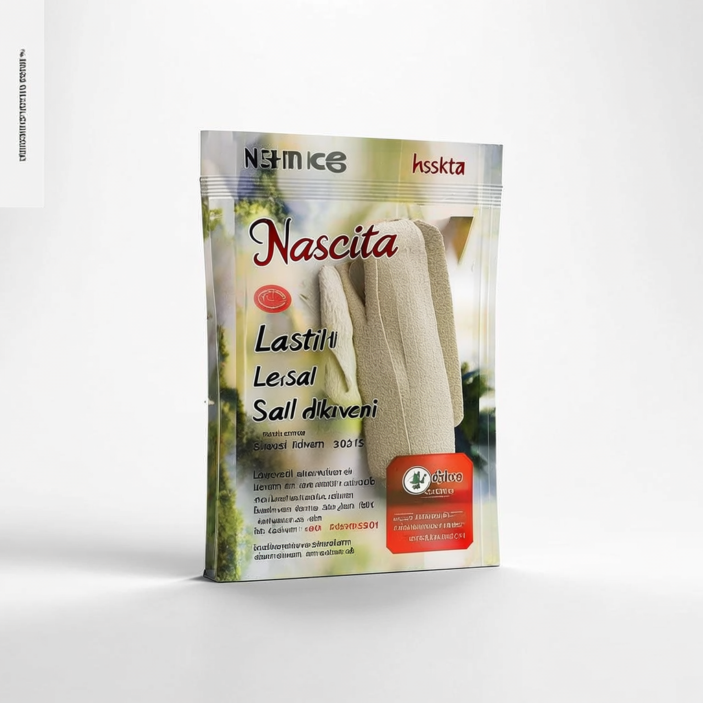 Nascita Sisal Lastikli Eldiven 0015