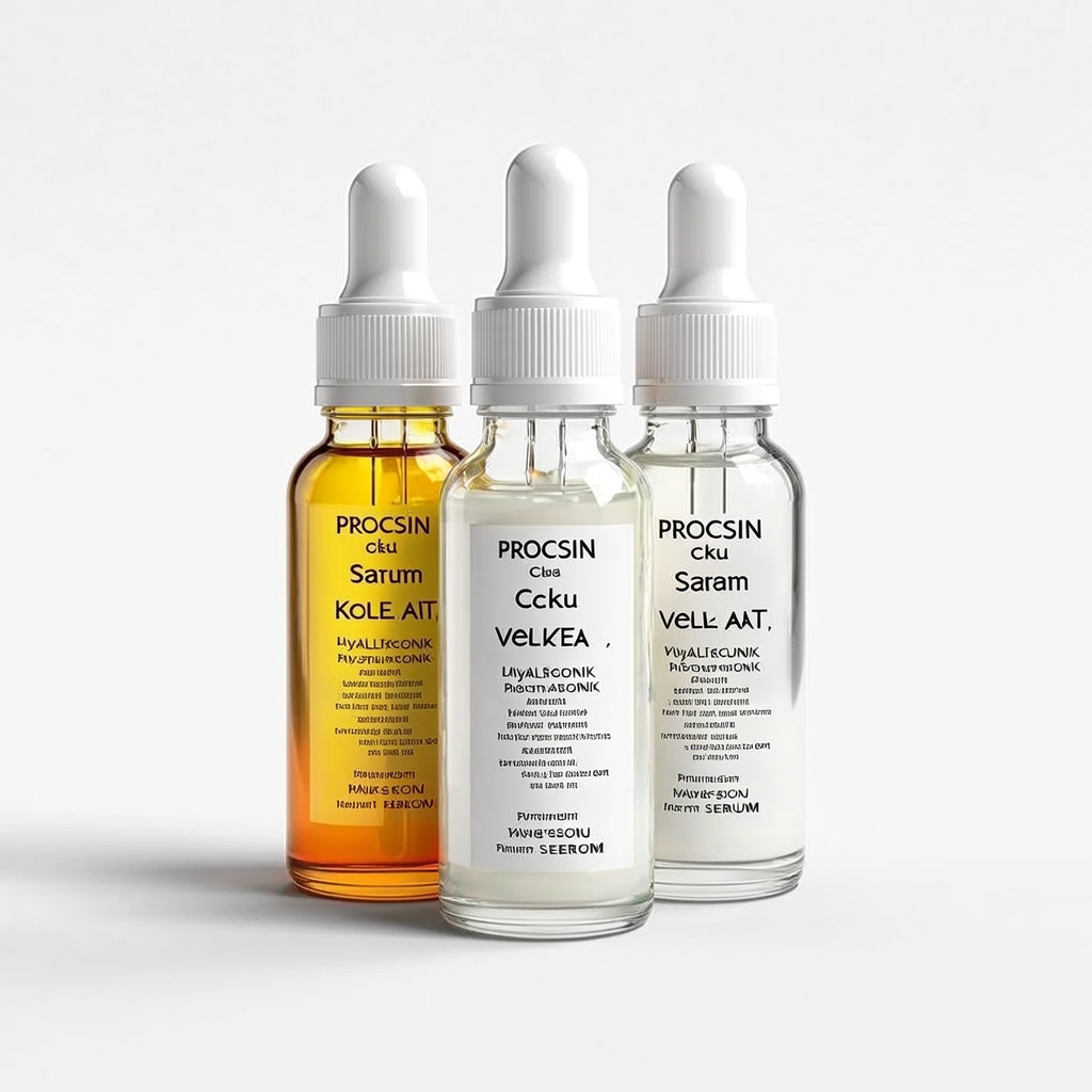 PROCSIN Üçlü Serum Paketi (C VİTAMİNİ - KOLAJEN - HYALURONİK ASİT SERUMU)