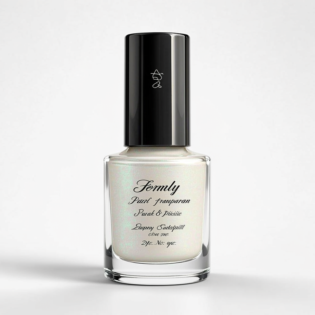 Flormar Pearly Yarı Transparan & Parlak Bitişli Sedefli Oje No: 201 Luxury White