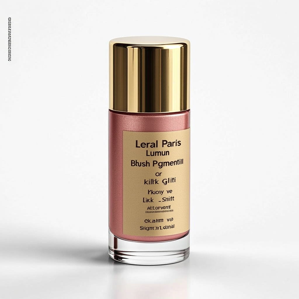L'Oreal Paris Lumi Blush Yoğun Pigmentli ve Işıltılı Likit Allık Glowy Gold Pink